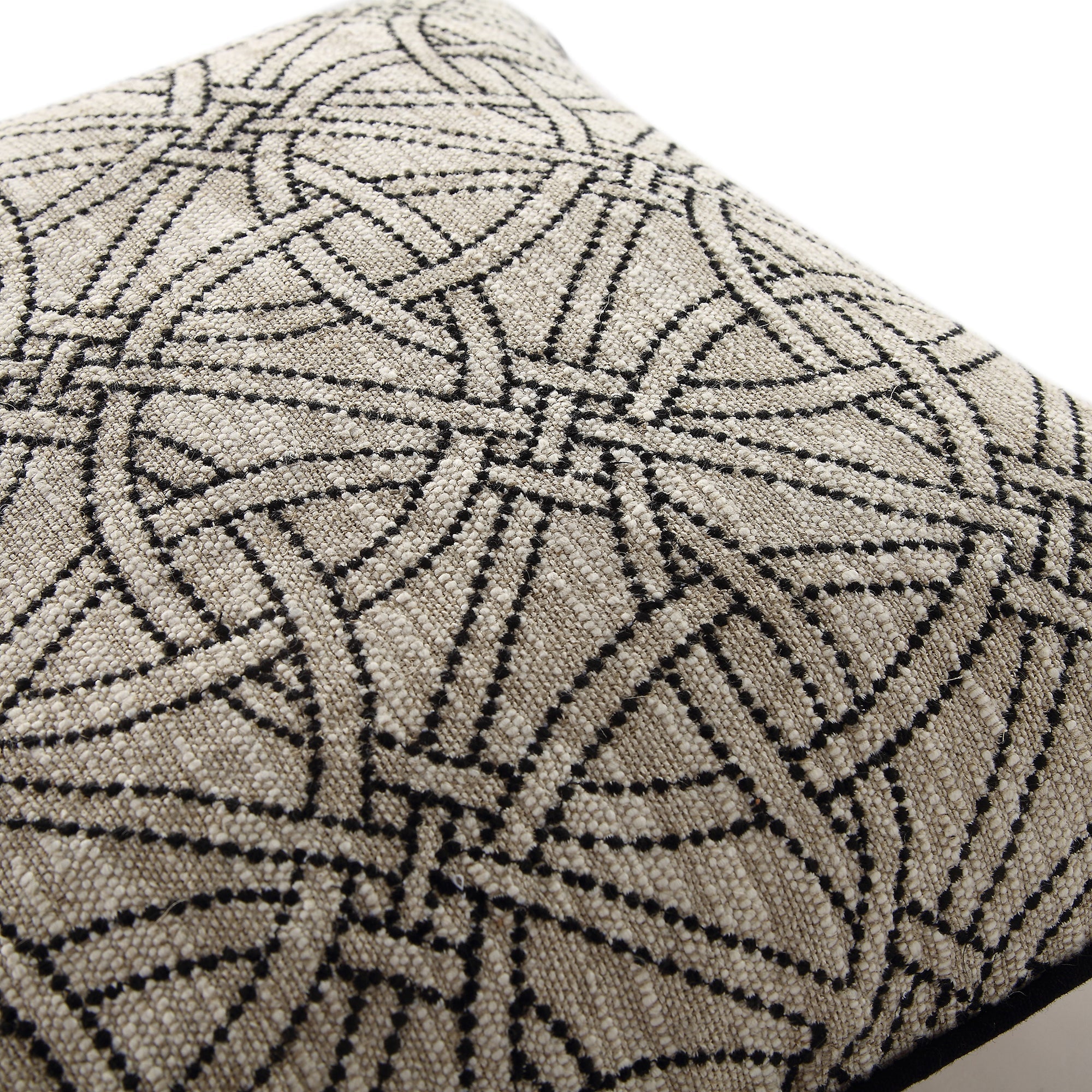 Baja Monochrome Illusion Embroidered Pillow