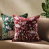 Botanica Collection Mulberry Velvet Hand Embroidered Pillow