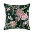 Botanica Collection Emerald Velvet Hand Embroidered Pillow