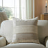 Bronte Collection Silk Slub Patchwork Pillow