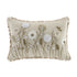 Delilah Crochet Jute Lace Hand Embroidered Rectangular Pillow