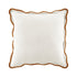 Evie Linen Butterscotch Scalloped Square Pillow