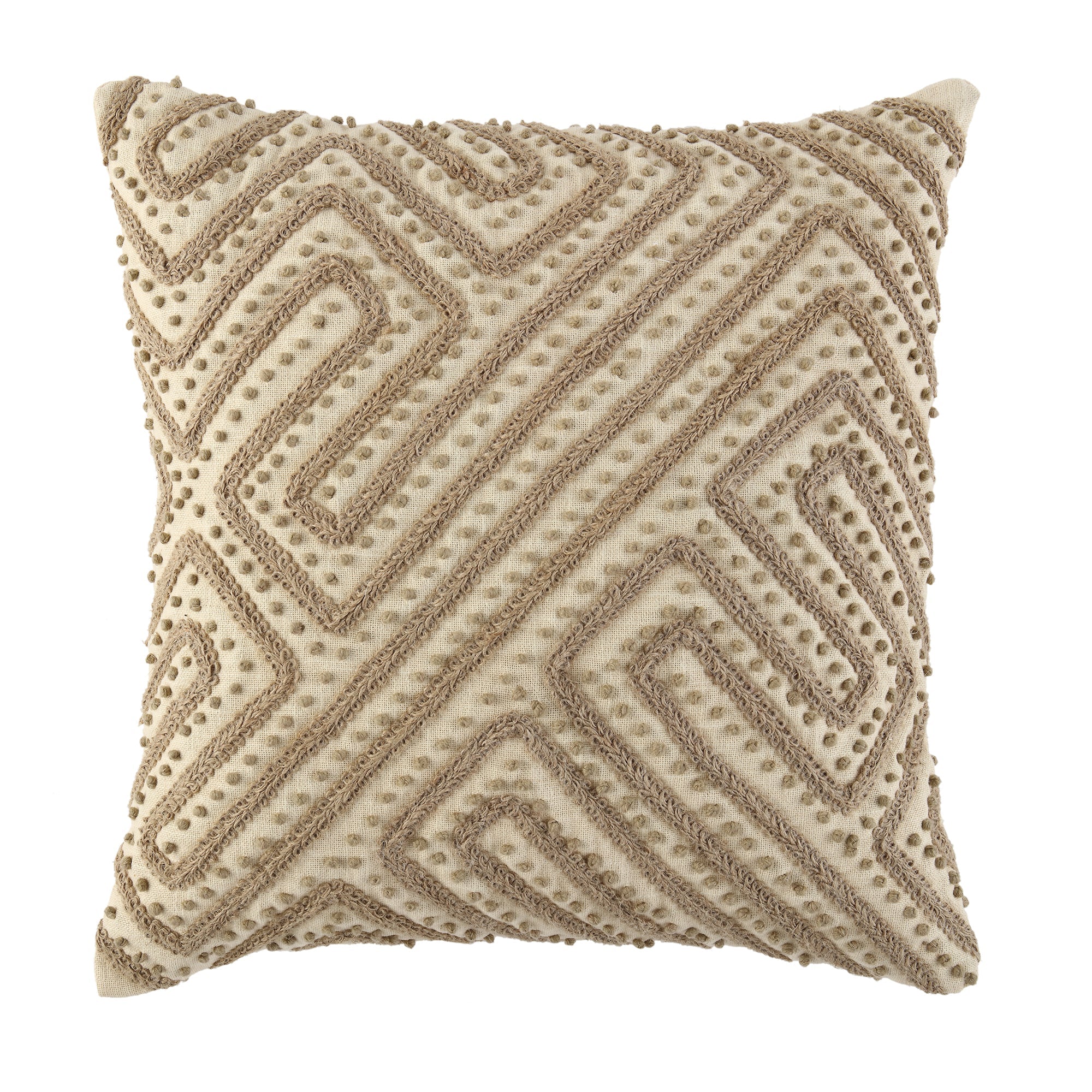 Boho Collection Inca Jute Cord Pillow