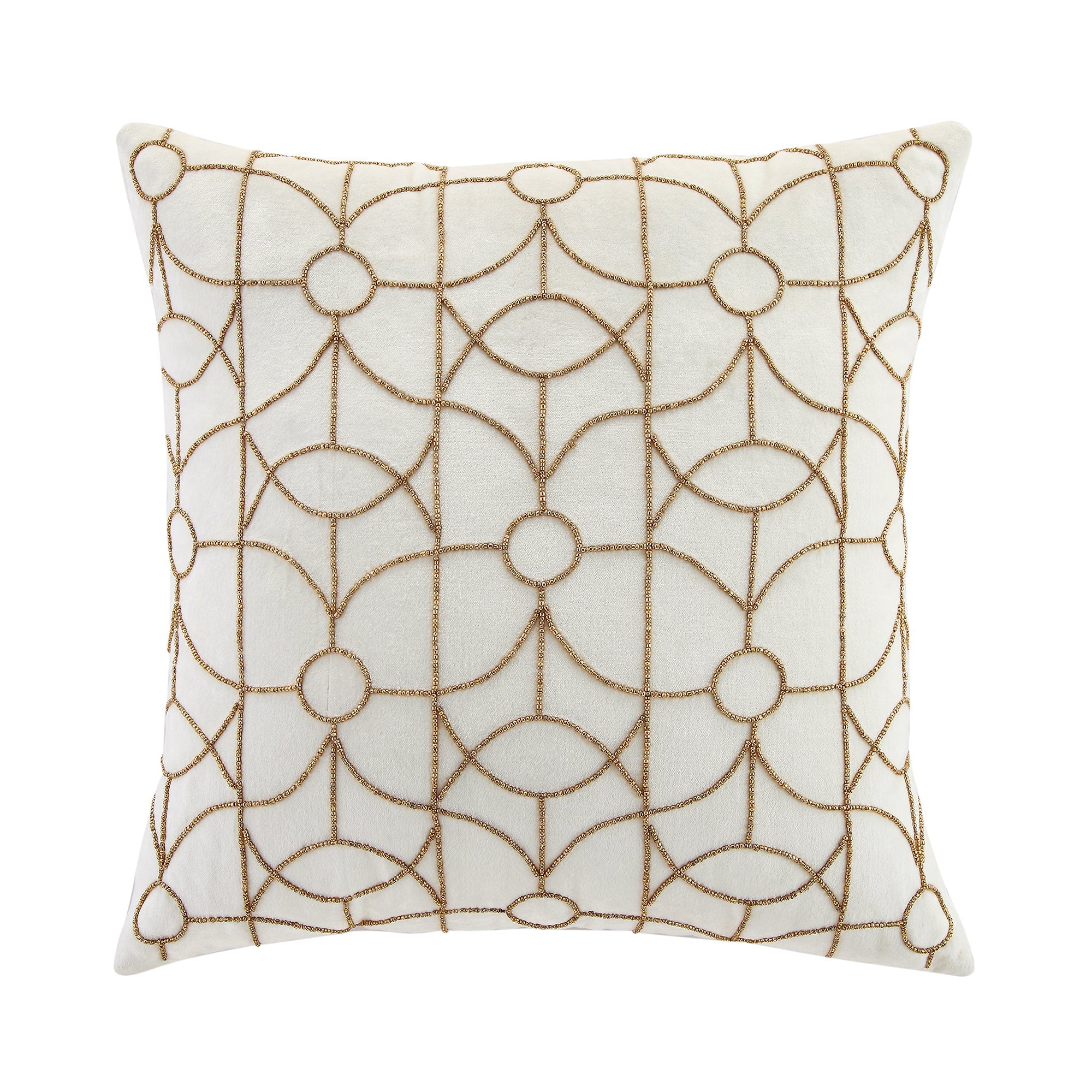 Luxe Collection Luna Hand Beaded Velvet Pillow