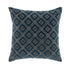 Luxe Collection Ottavia Beaded Teal Cotton Velvet Pillow