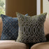 Luxe Collection Verona Beaded Moss Cotton Velvet Pillow