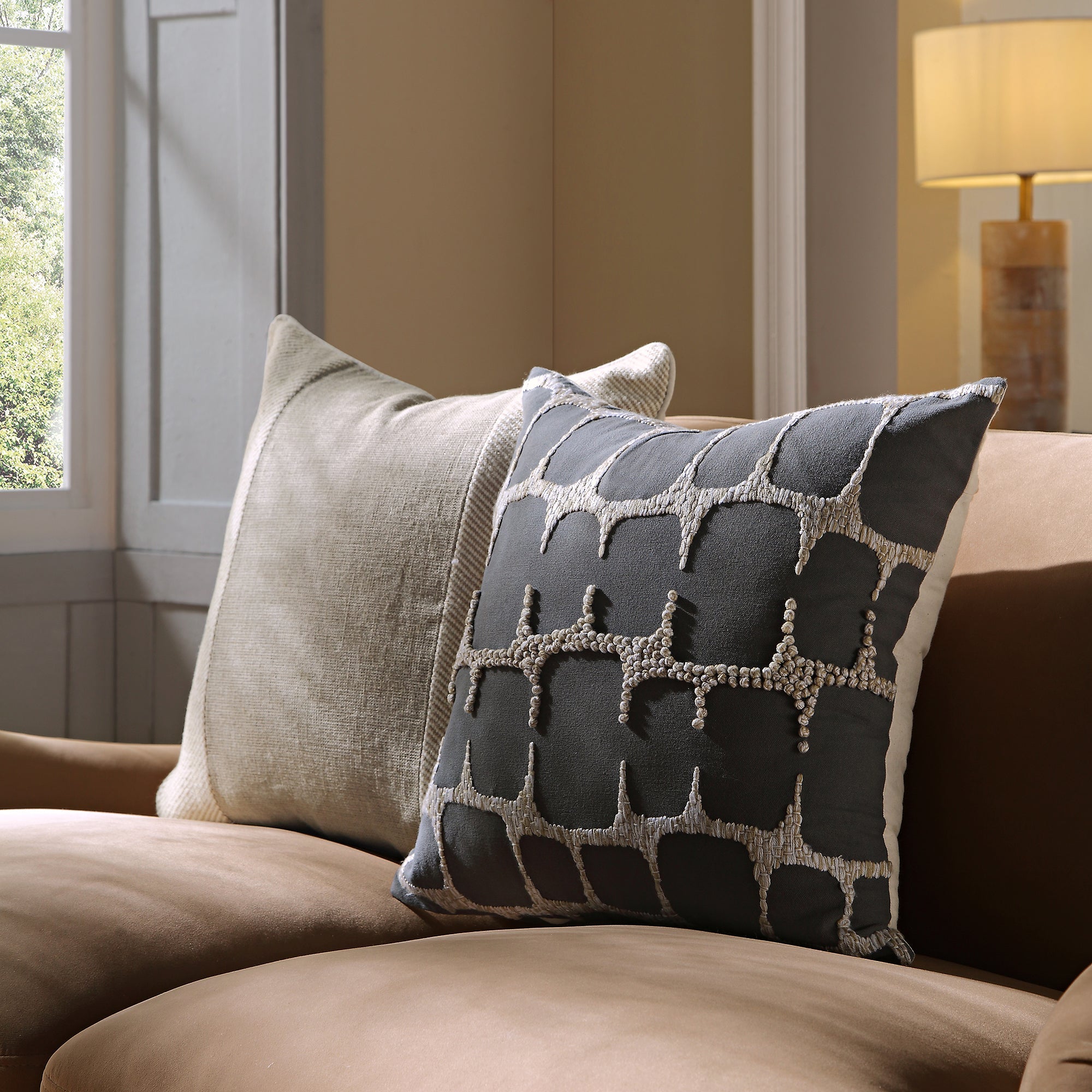 Wylder Collection French Knot Pillow