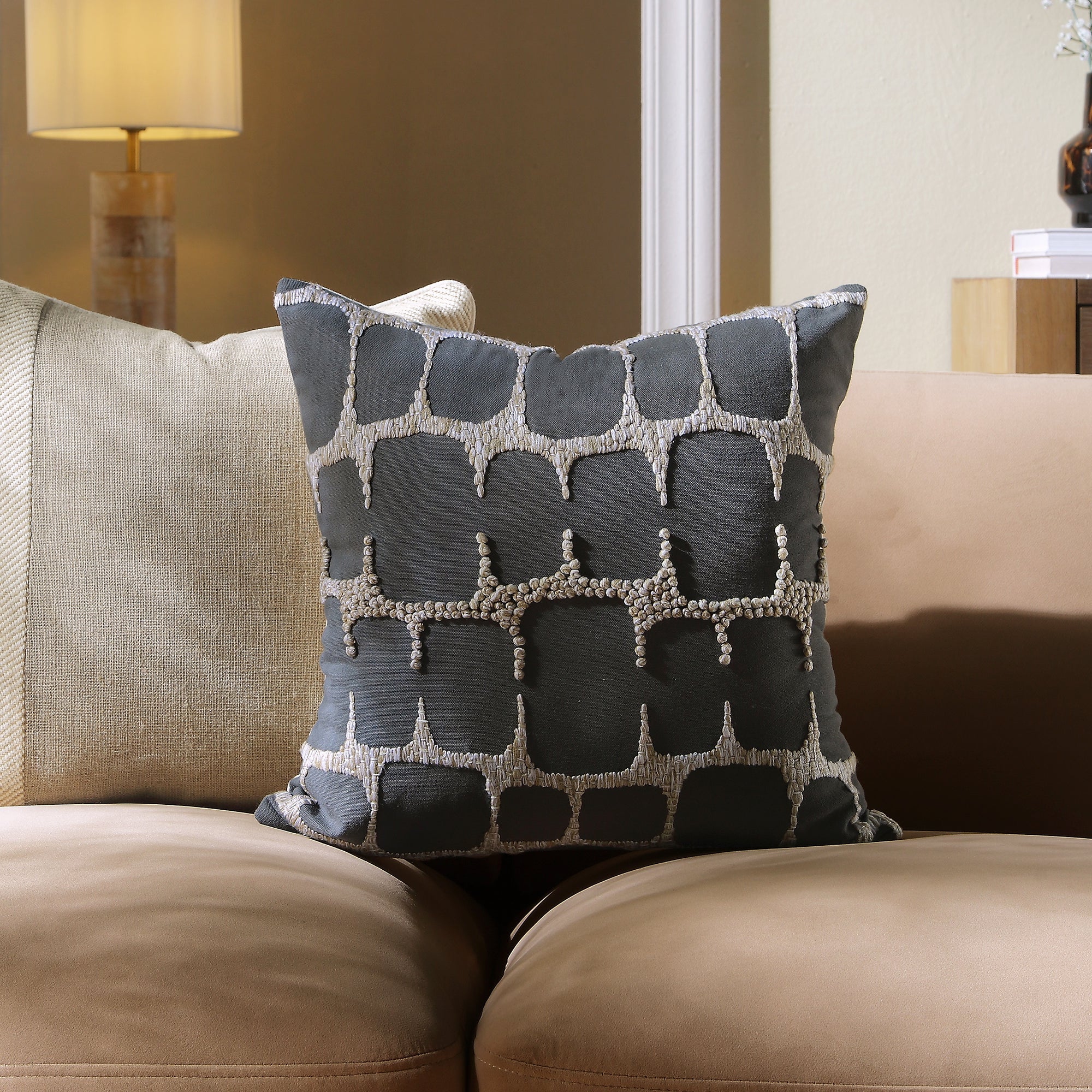 Wylder Collection French Knot Pillow