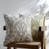 Ikat Collection Lunar Grey Hand Embroidered Pillow