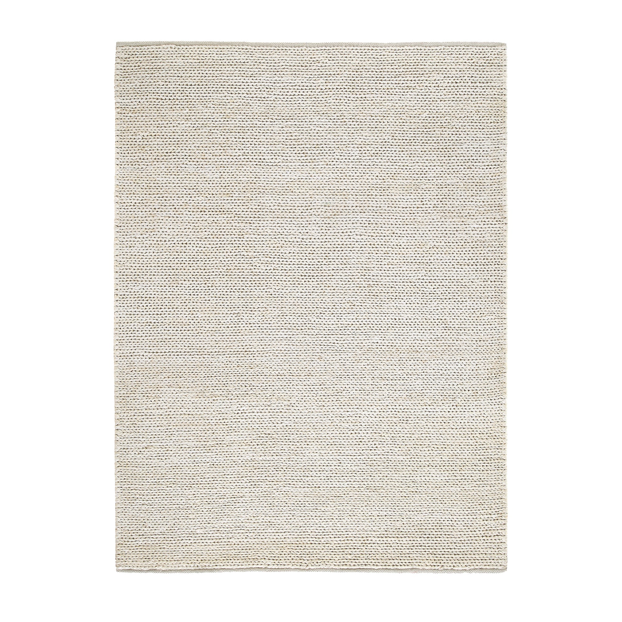 Aurora Hand Braided Cream Jute Rug