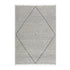 Avanti Handwoven Salt and Pepper Diamond Bobble Wool Rug