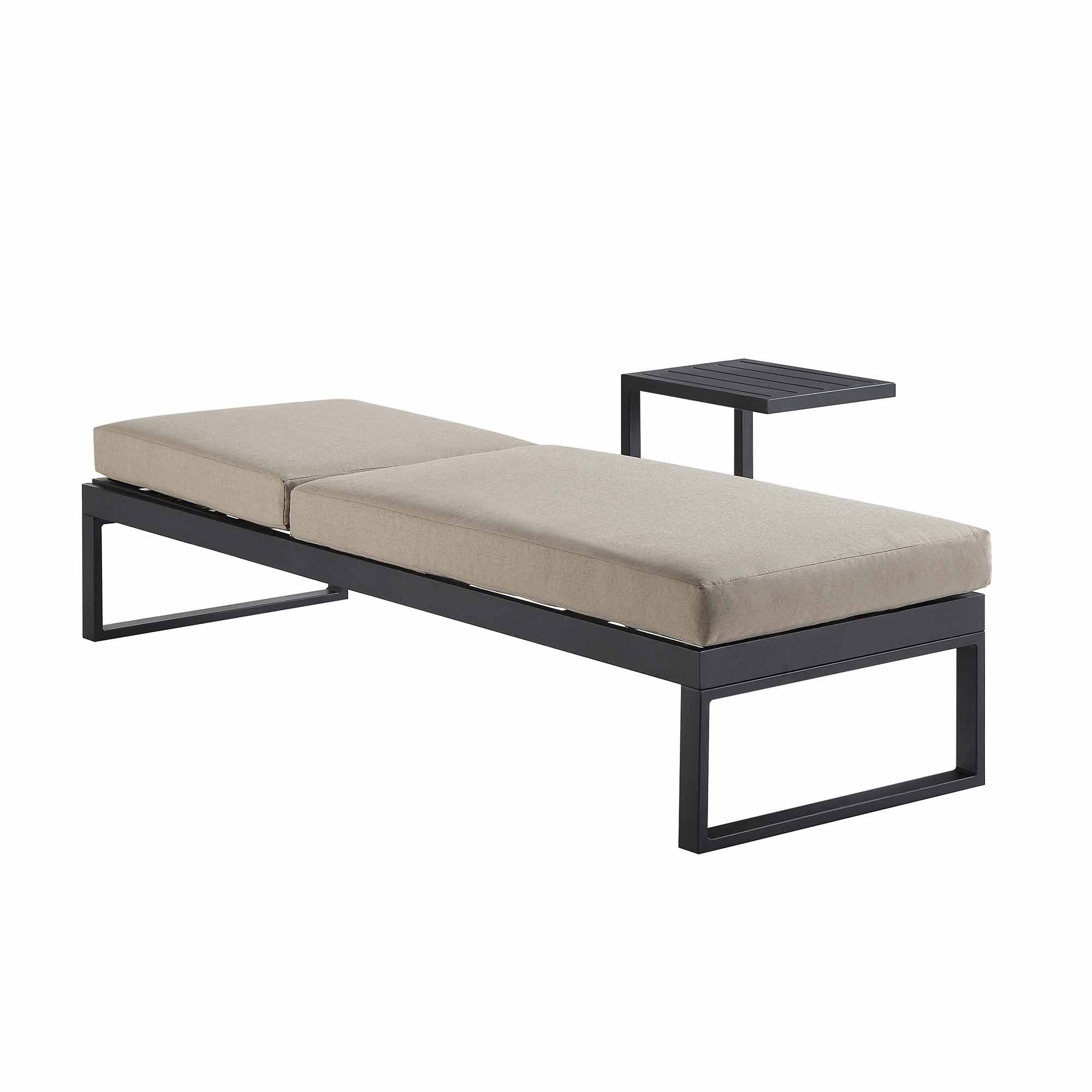 Albany Aluminum Sun Lounger, Taupe