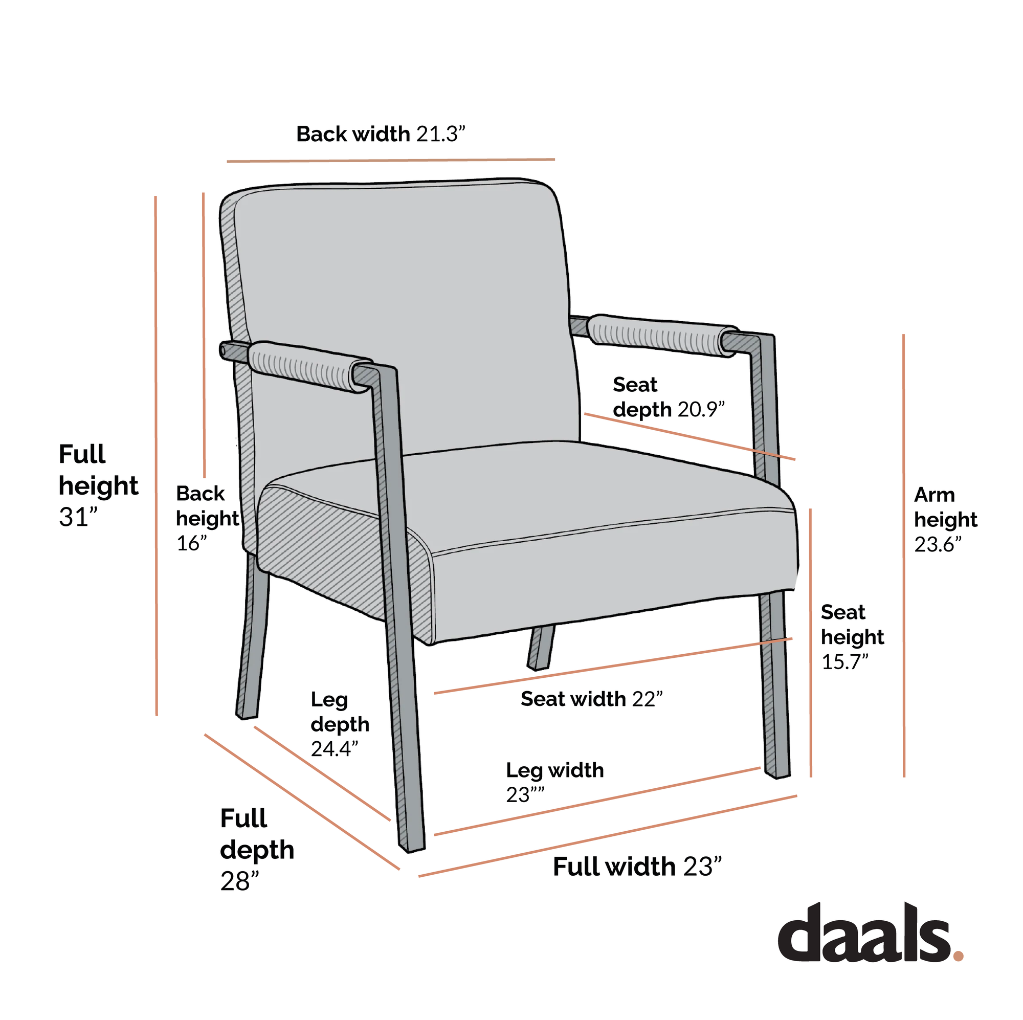 Hatton Steel Frame Boucle Accent Chair (White)