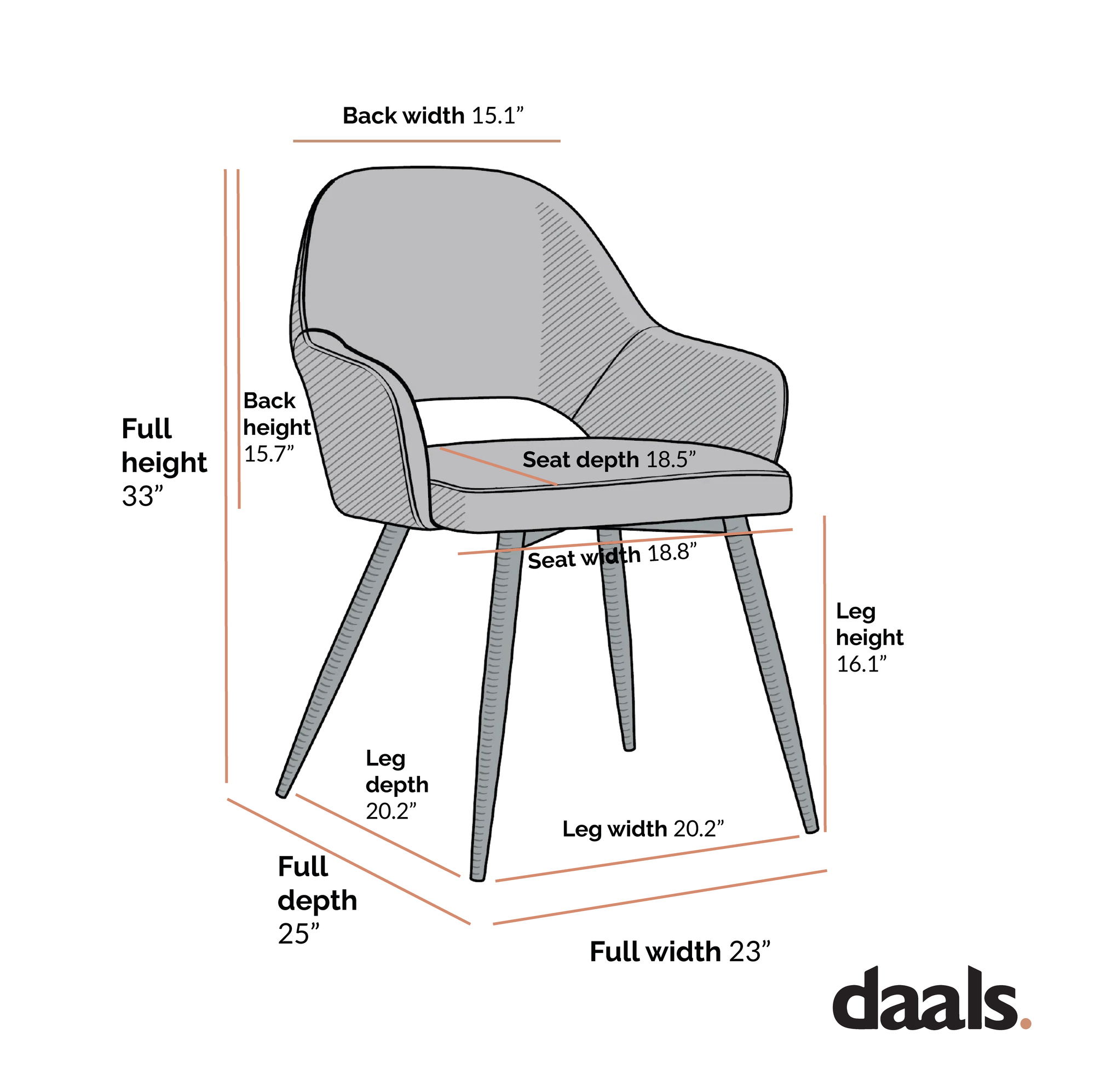 Belvoir Velvet Dining Chair with Metal Legs (Grey Velvet)