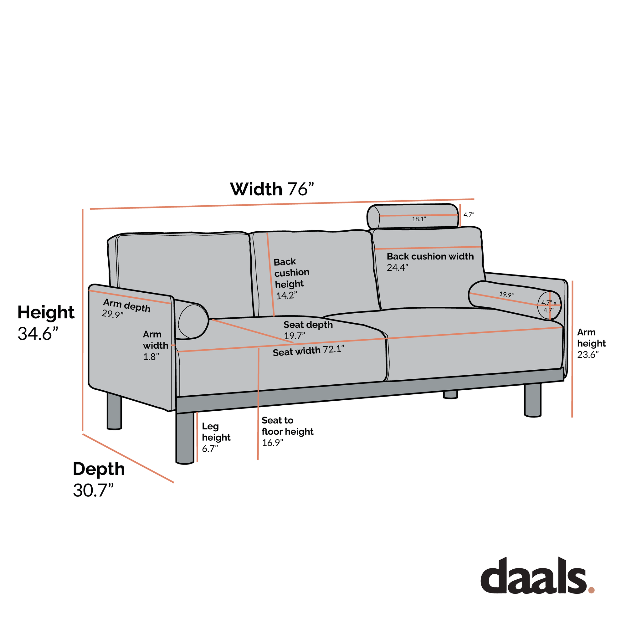 Timber Fern Green Velvet Sofa, 3-Seater