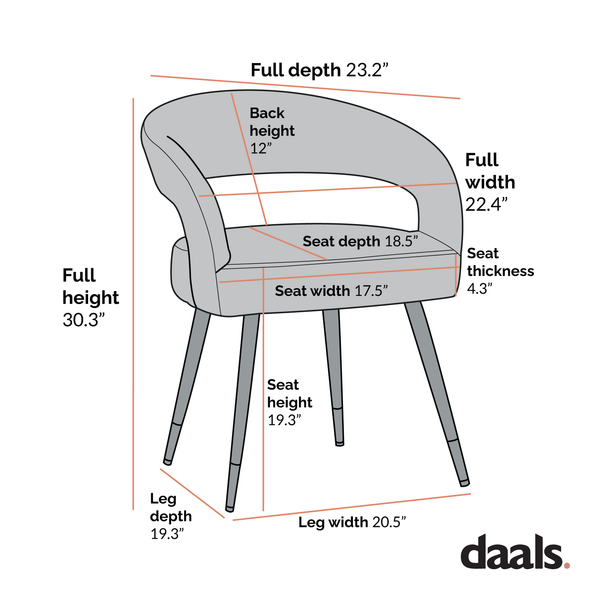 Laurel Wave Charcoal Velvet Set of 2 Dining Chairs