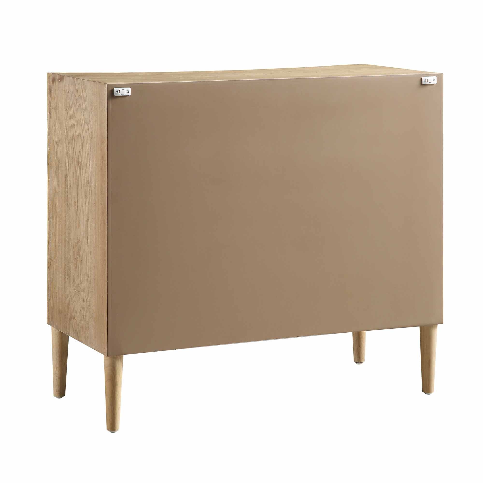 Thalia Concave 3 Drawer Dresser, Natural