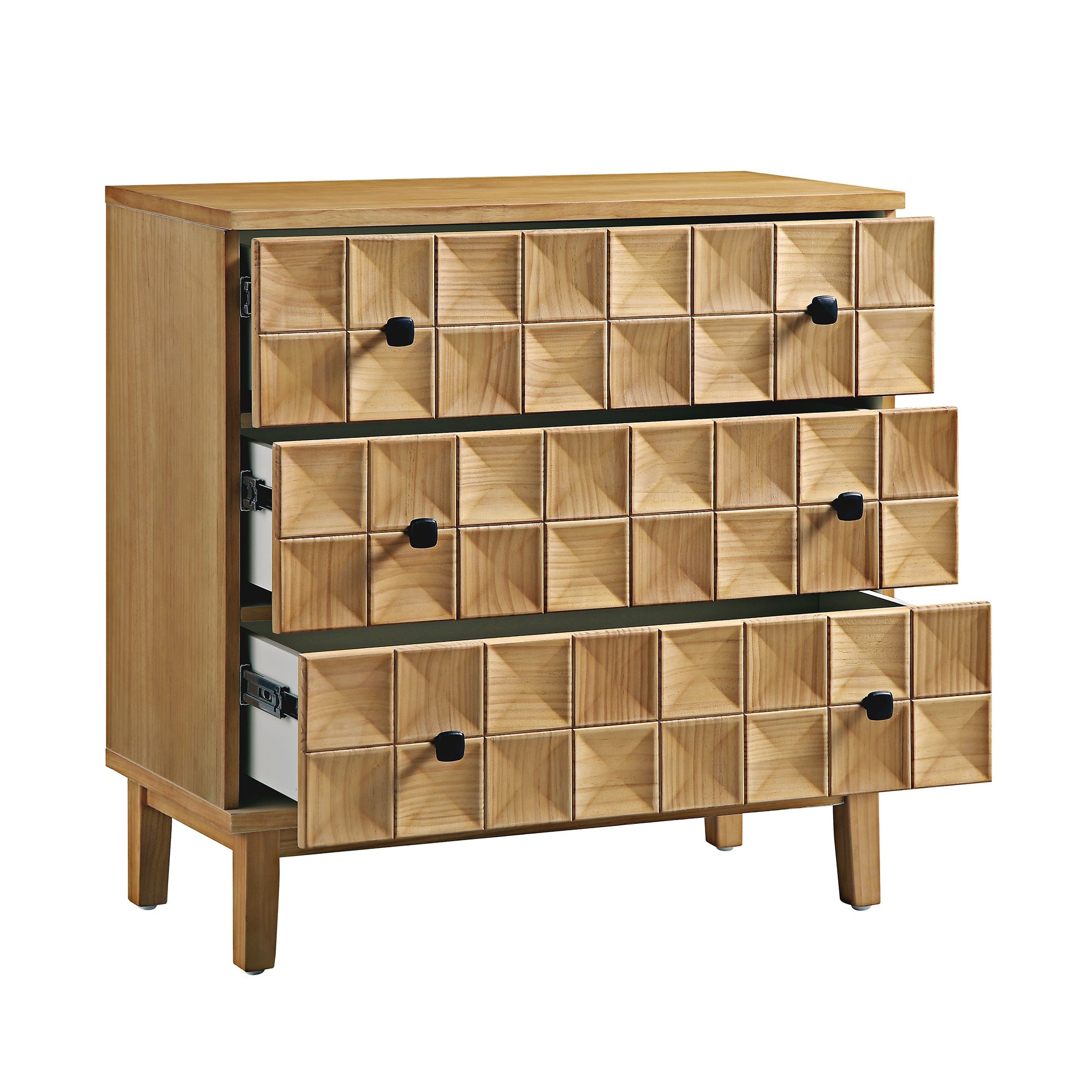 Gibbs 3 Drawer Dresser, Natural