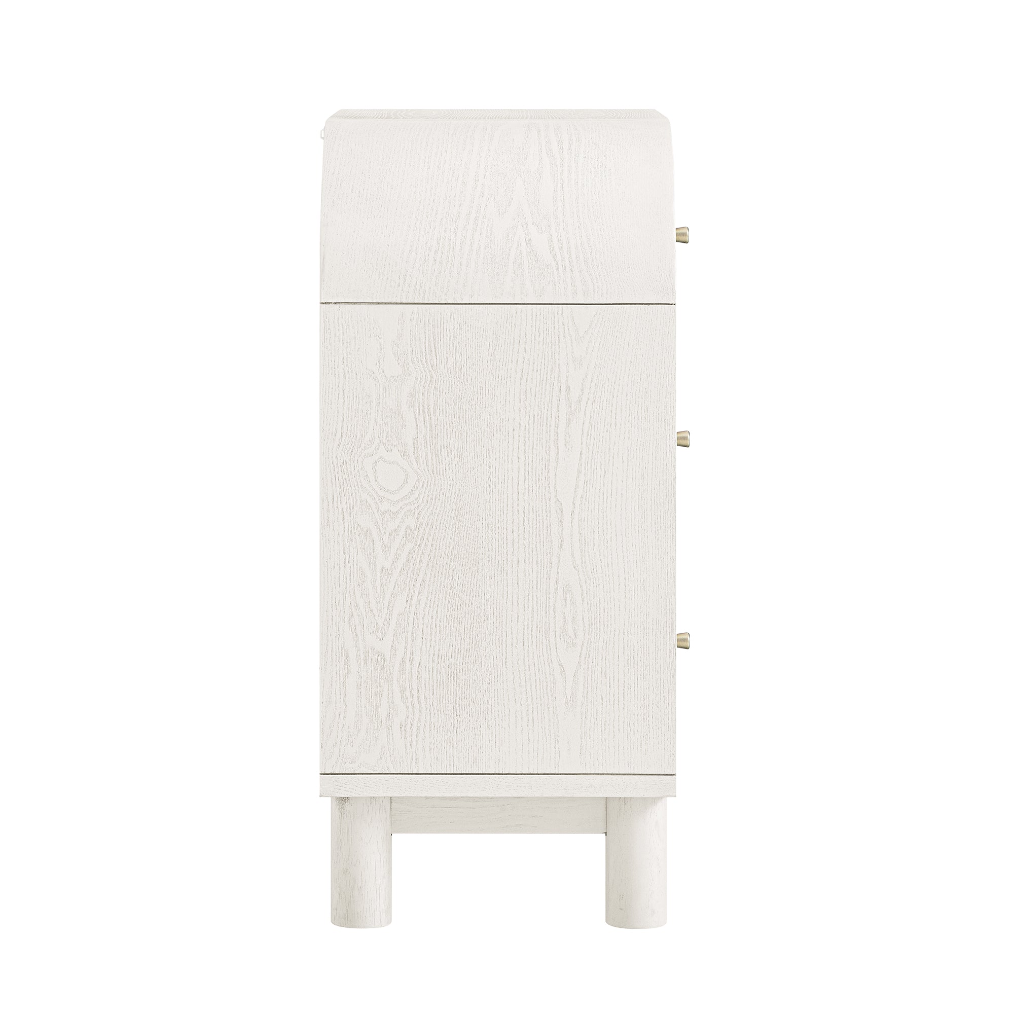 Maude 3 Drawer Dresser, Washed White Ash