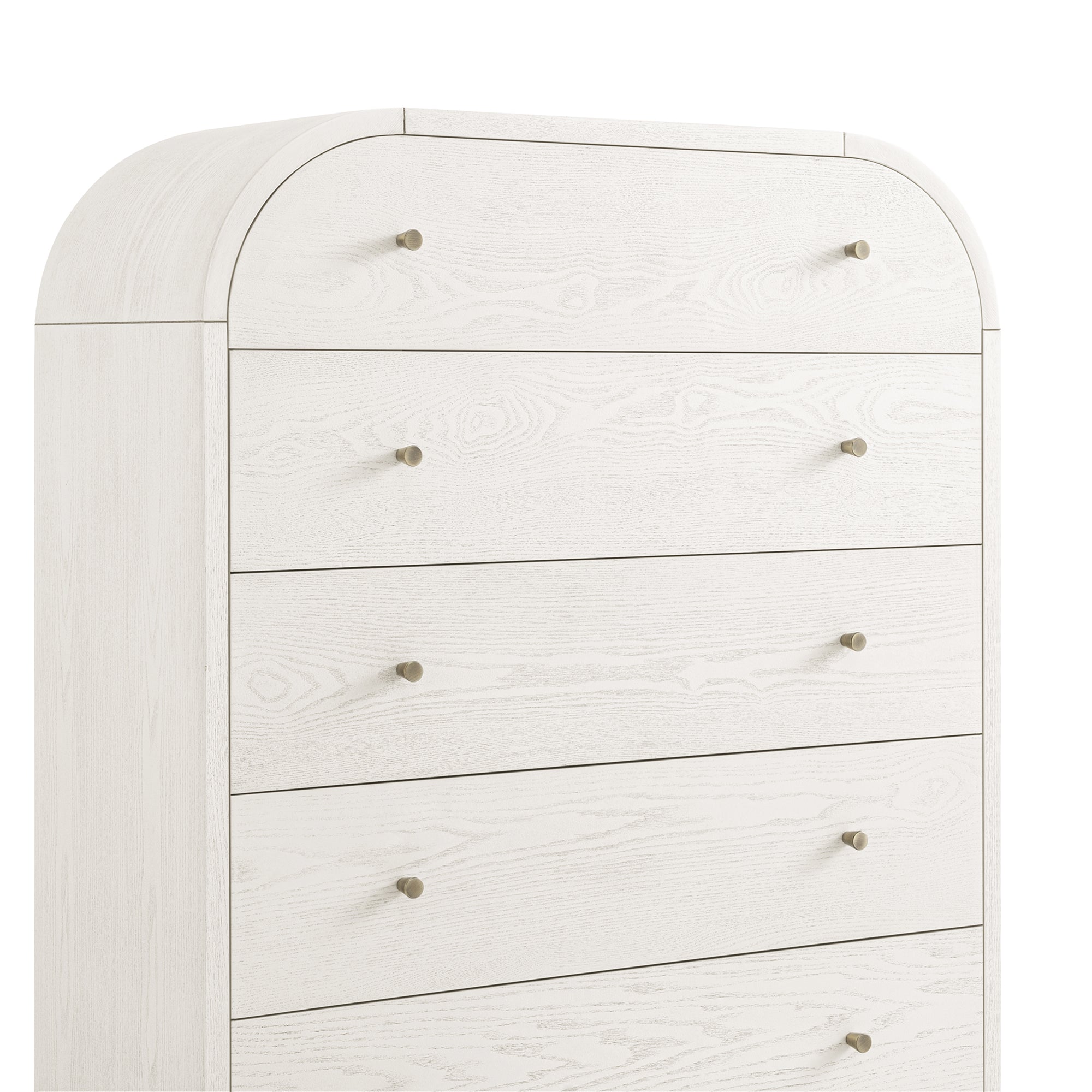 Maude Tall Dresser, Washed White Ash