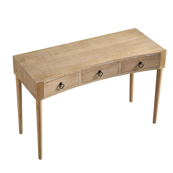 Thalia Concave Vanity Table, Natural