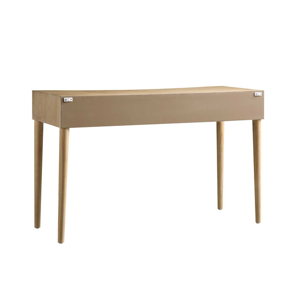 Thalia Concave Vanity Table, Natural