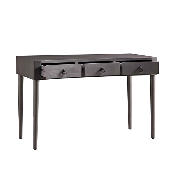 Thalia Concave Vanity Table, Silver Oak