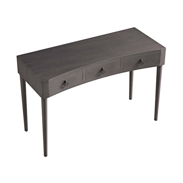 Thalia Concave Vanity Table, Silver Oak