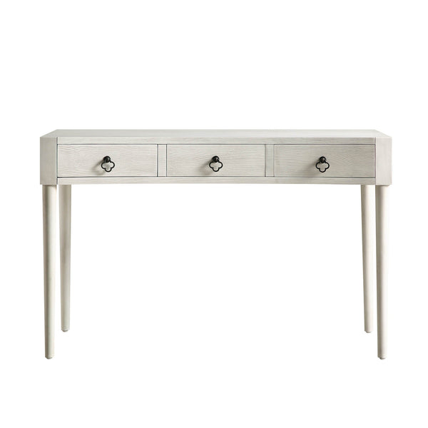 Thalia Concave Vanity Table, Washed White