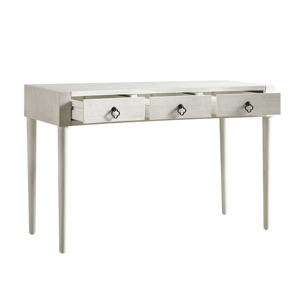 Thalia Concave Vanity Table, Washed White