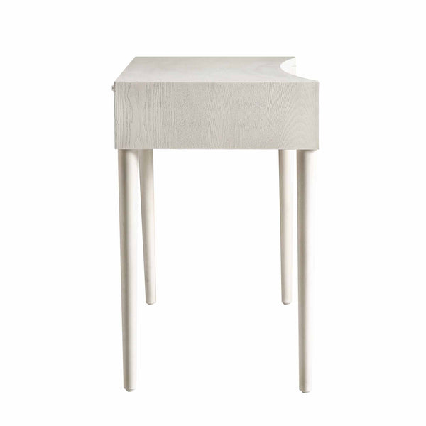 Thalia Concave Vanity Table, Washed White