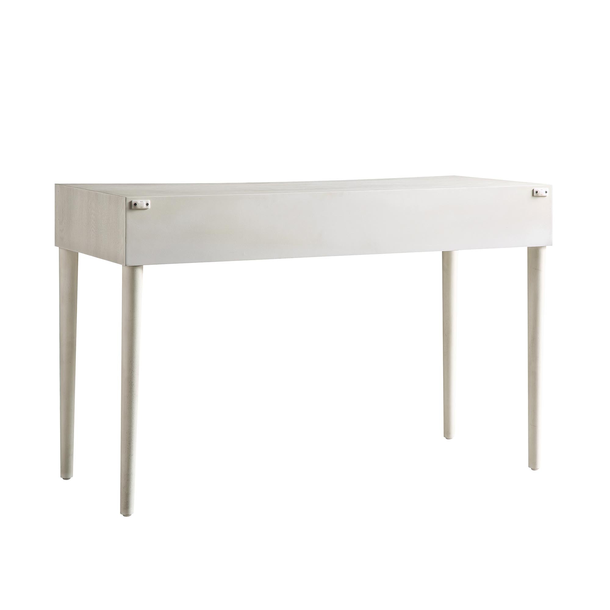 Thalia Concave Vanity Table, Washed White