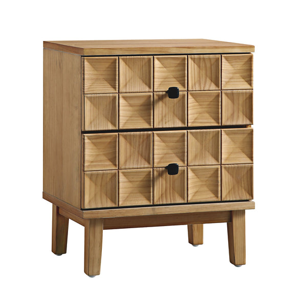 Gibbs 2-Drawer Nightstand, Natural