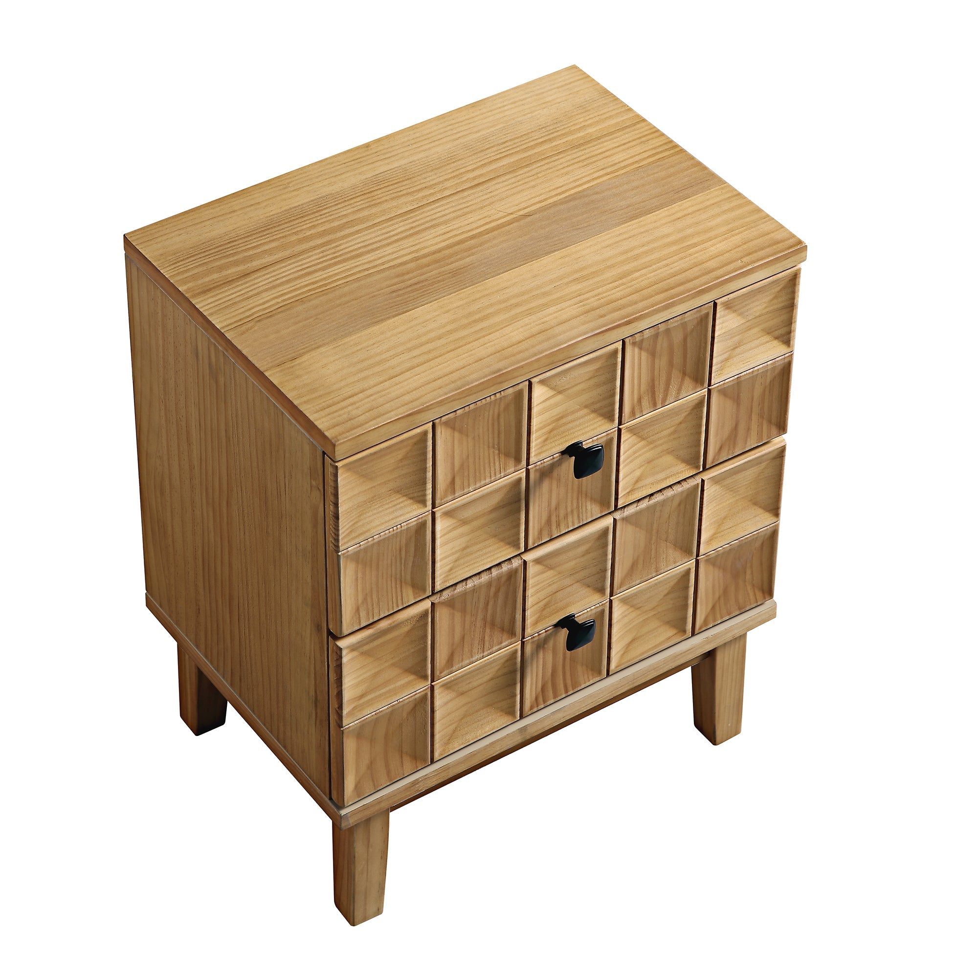 Gibbs 2-Drawer Nightstand, Natural