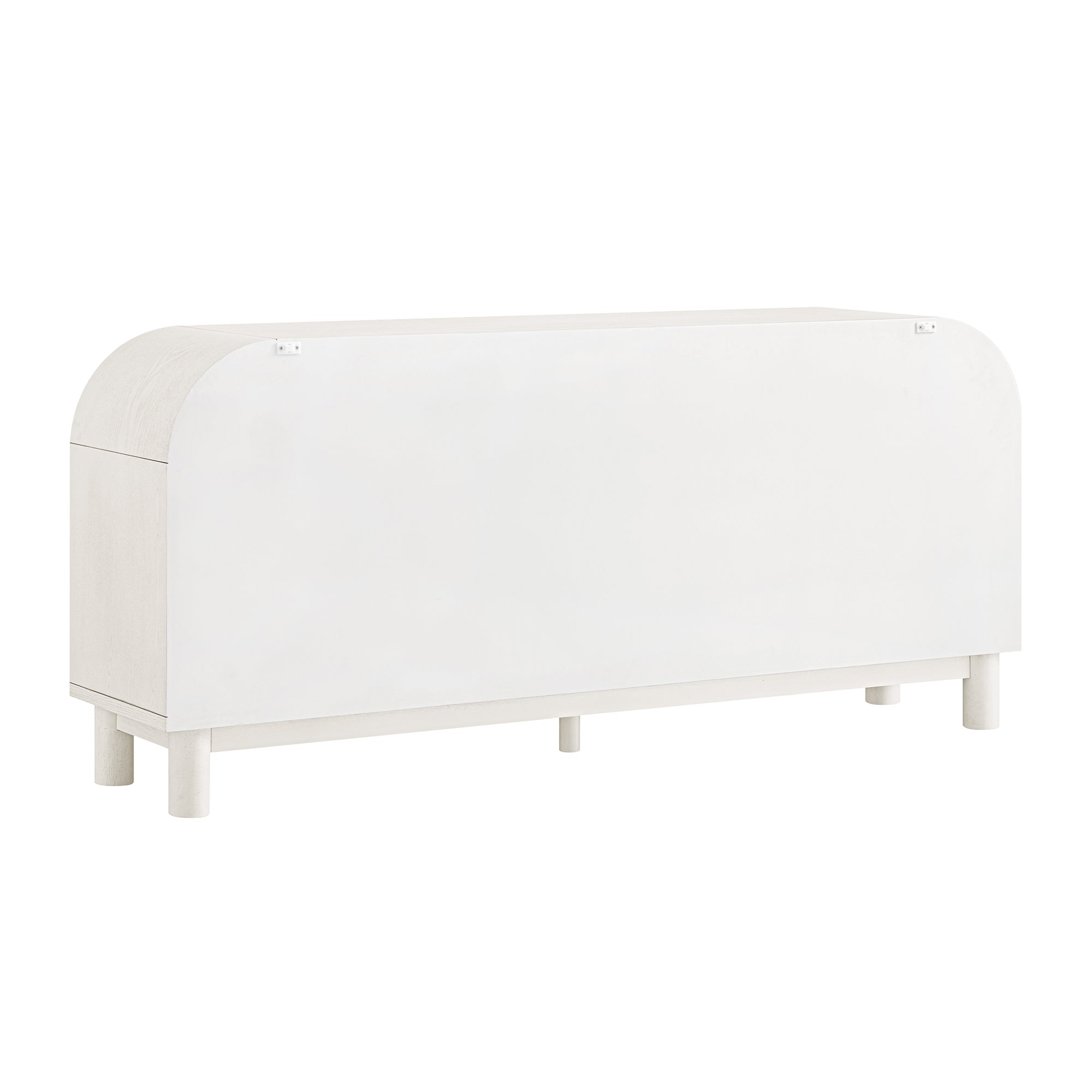 Maude Wide 3-Drawer Sideboard, Washed White Ash