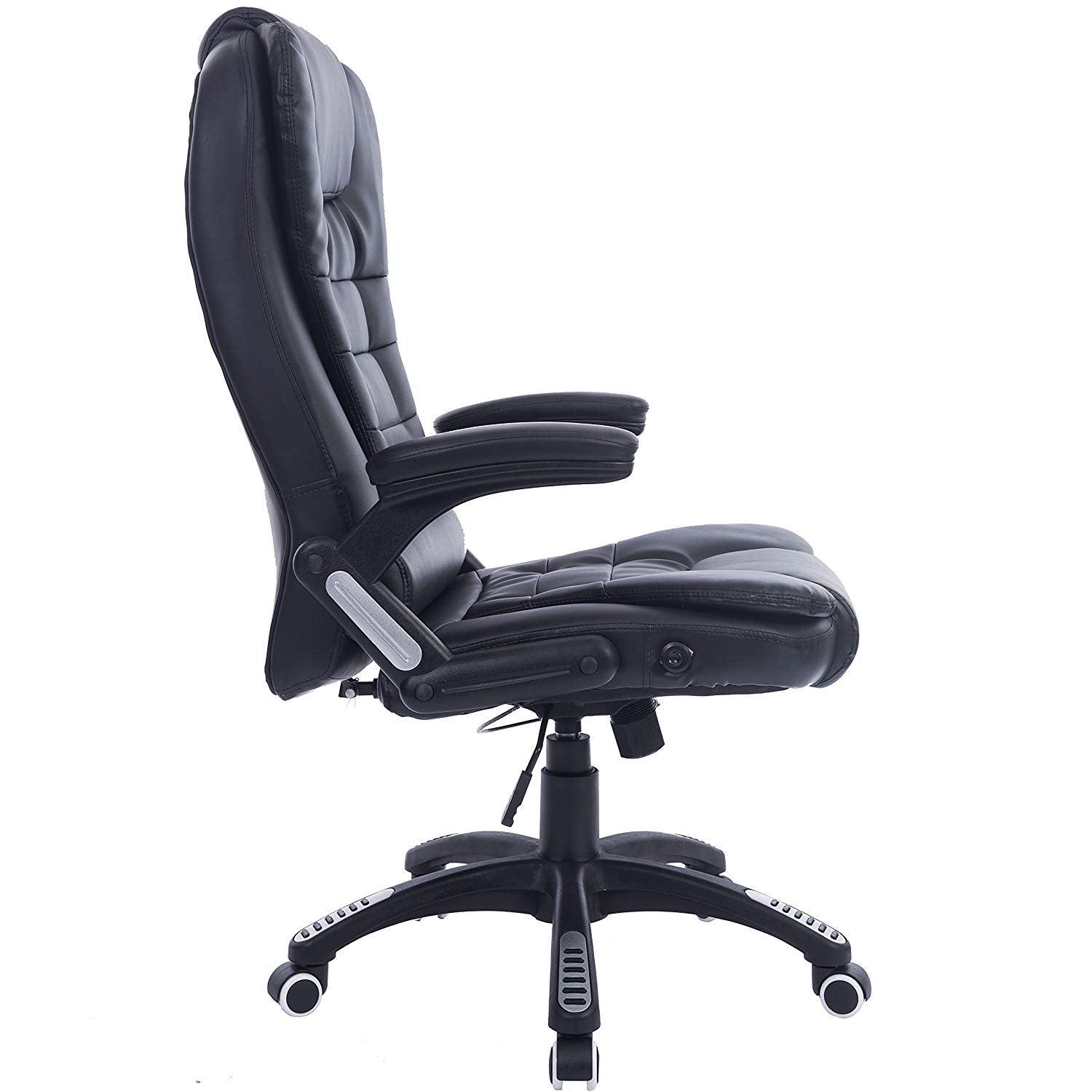 Executive Recline Padded Swivel Office Chair with Vibrating Massage Function