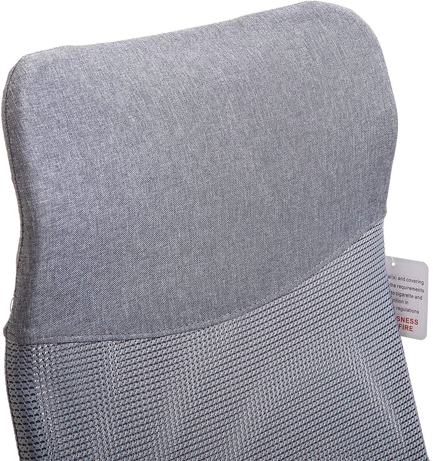 High Back Mesh Fabric Swivel Office Chair, MO57 Grey