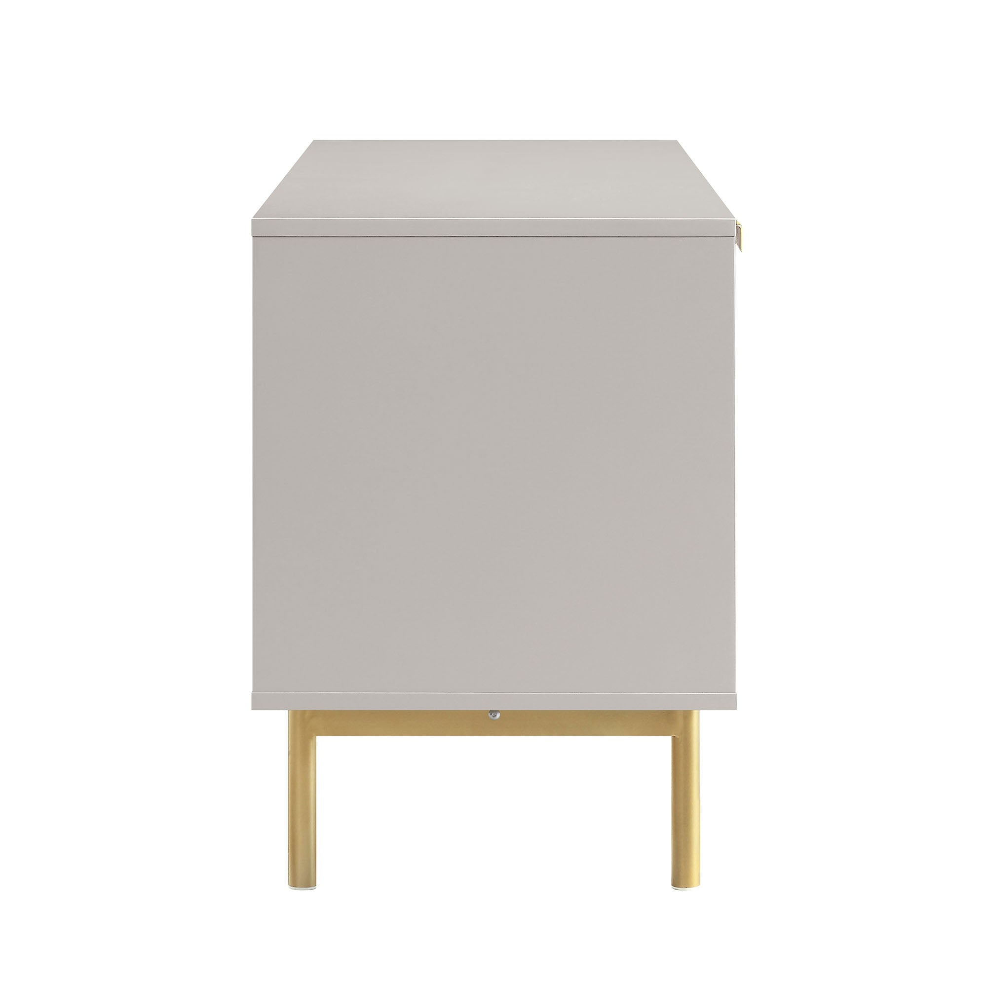 Richmond Ridged TV Media Unit, Matte Taupe