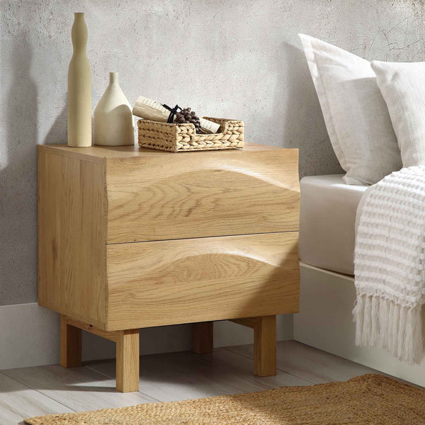 Moriko 2 Drawer Nightstand