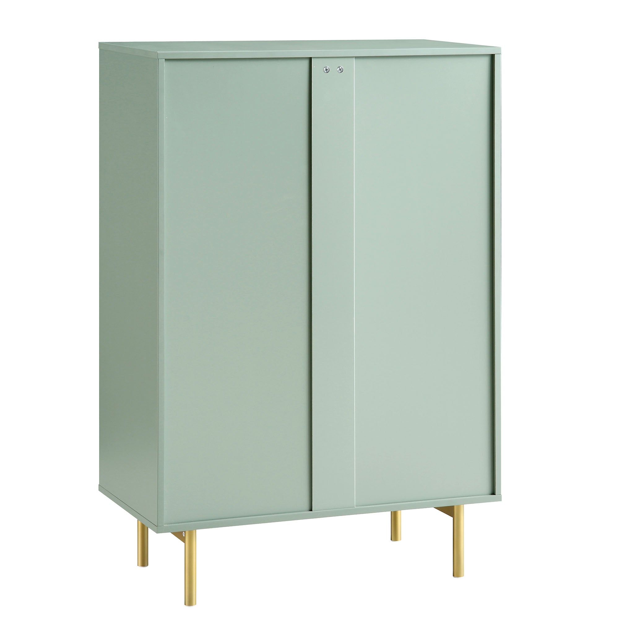 Richmond Ridged 5 Drawer Dresser, Matte Sage Green