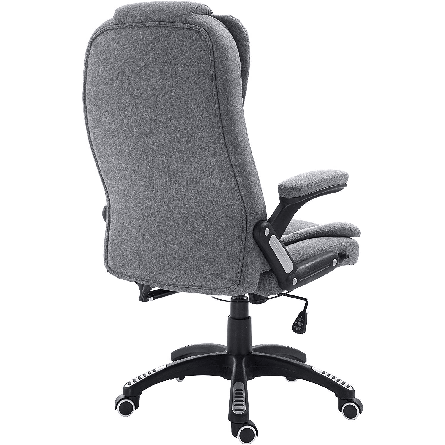 Executive Recline Extra Padded Office Chair Standard, MO17 Grey Fabric