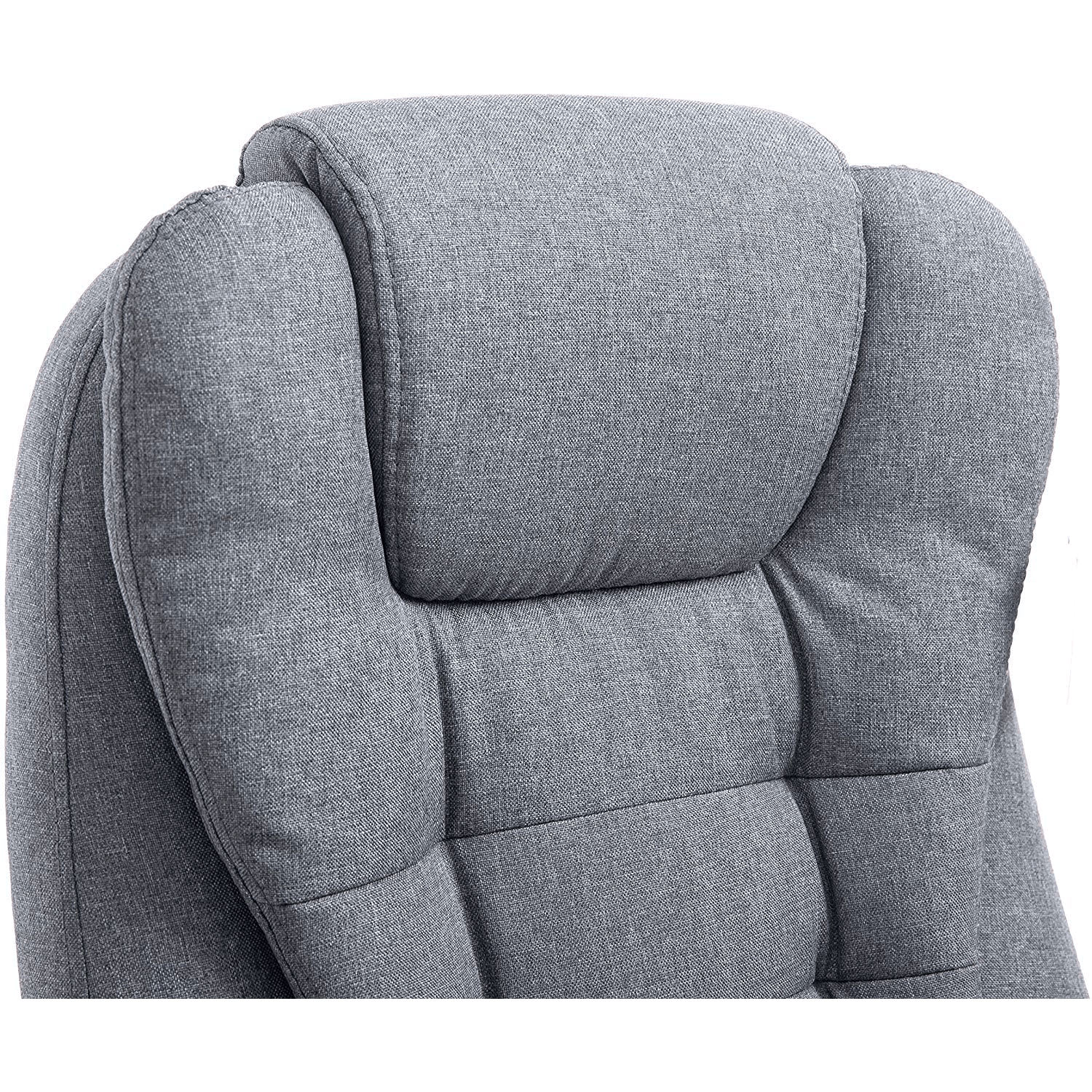 Executive Recline Extra Padded Office Chair Standard, MO17 Grey Fabric