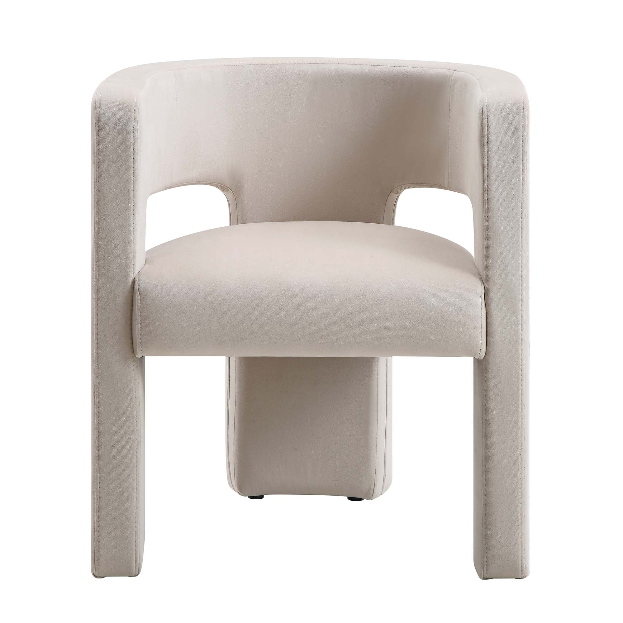 Greenwich Champagne Velvet Dining Chair