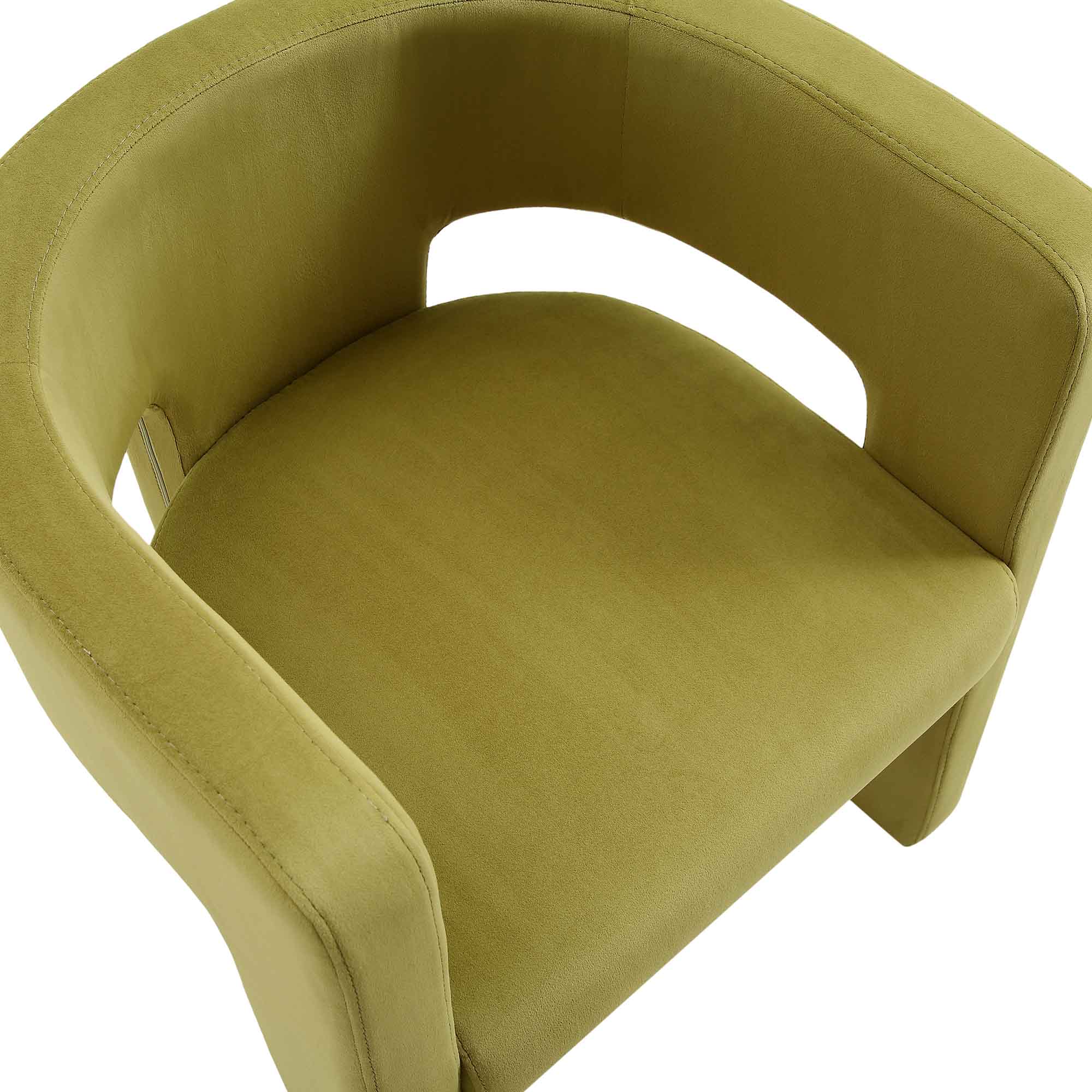 Greenwich Olive Green Velvet Dining Chair