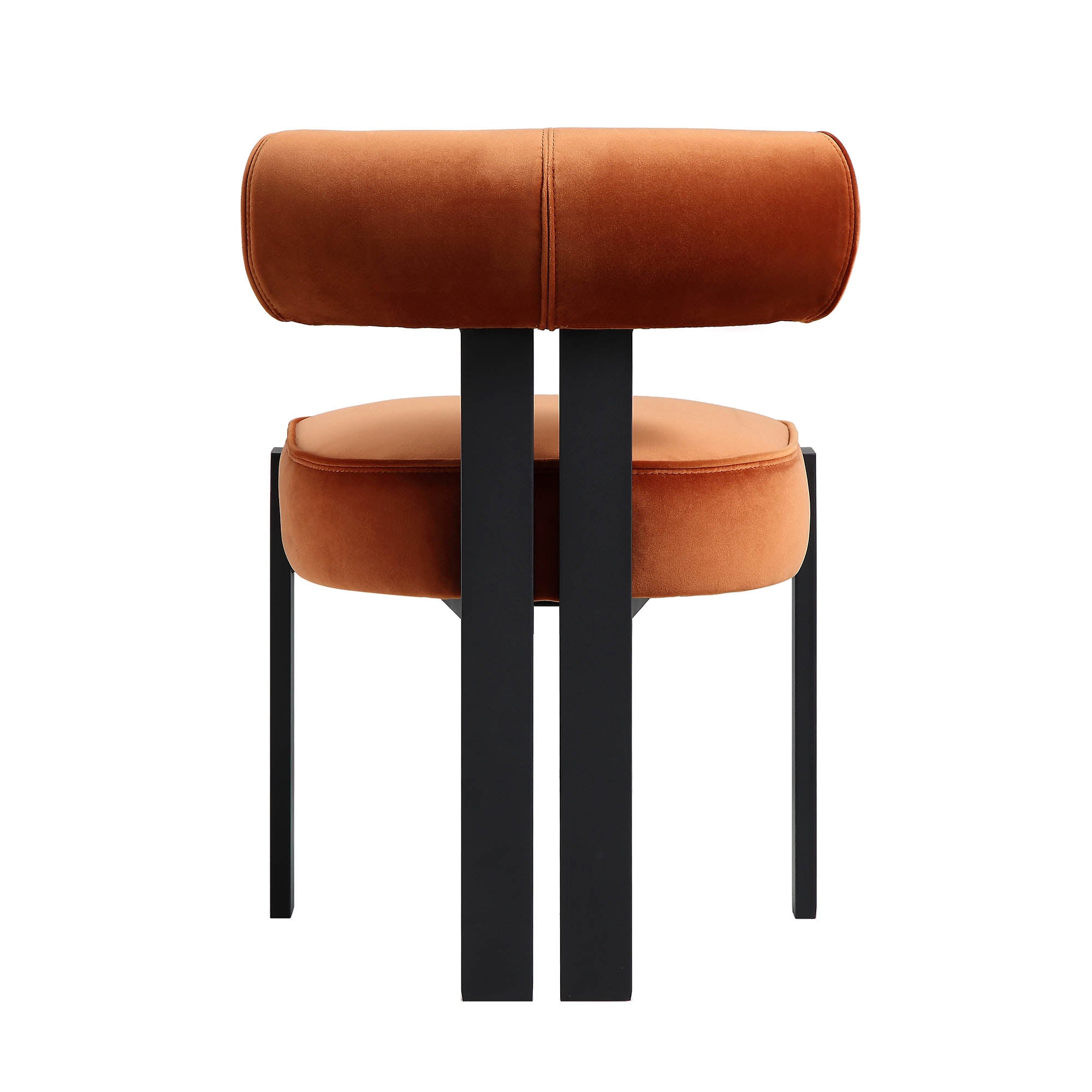 Ophelia Rust Velvet Dining Chair