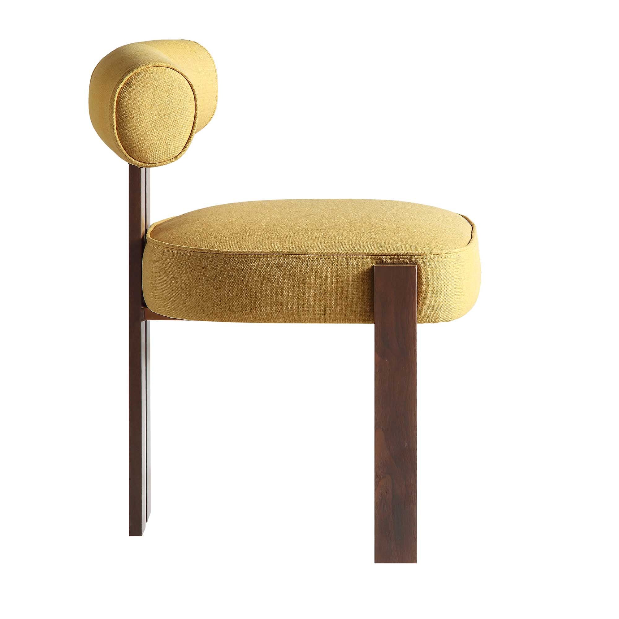 Ophelia Honey Gold Fabric Dining Chair