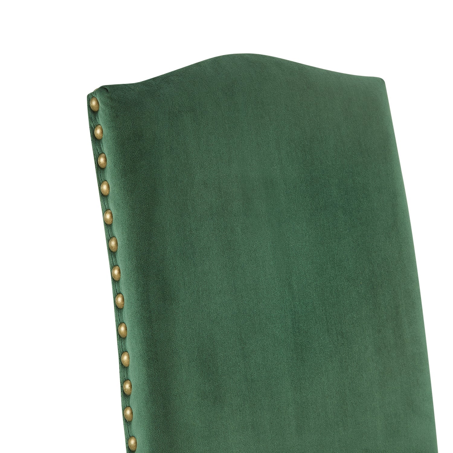 Draycott Set of 2 Pine Green Velvet Dining Chairs