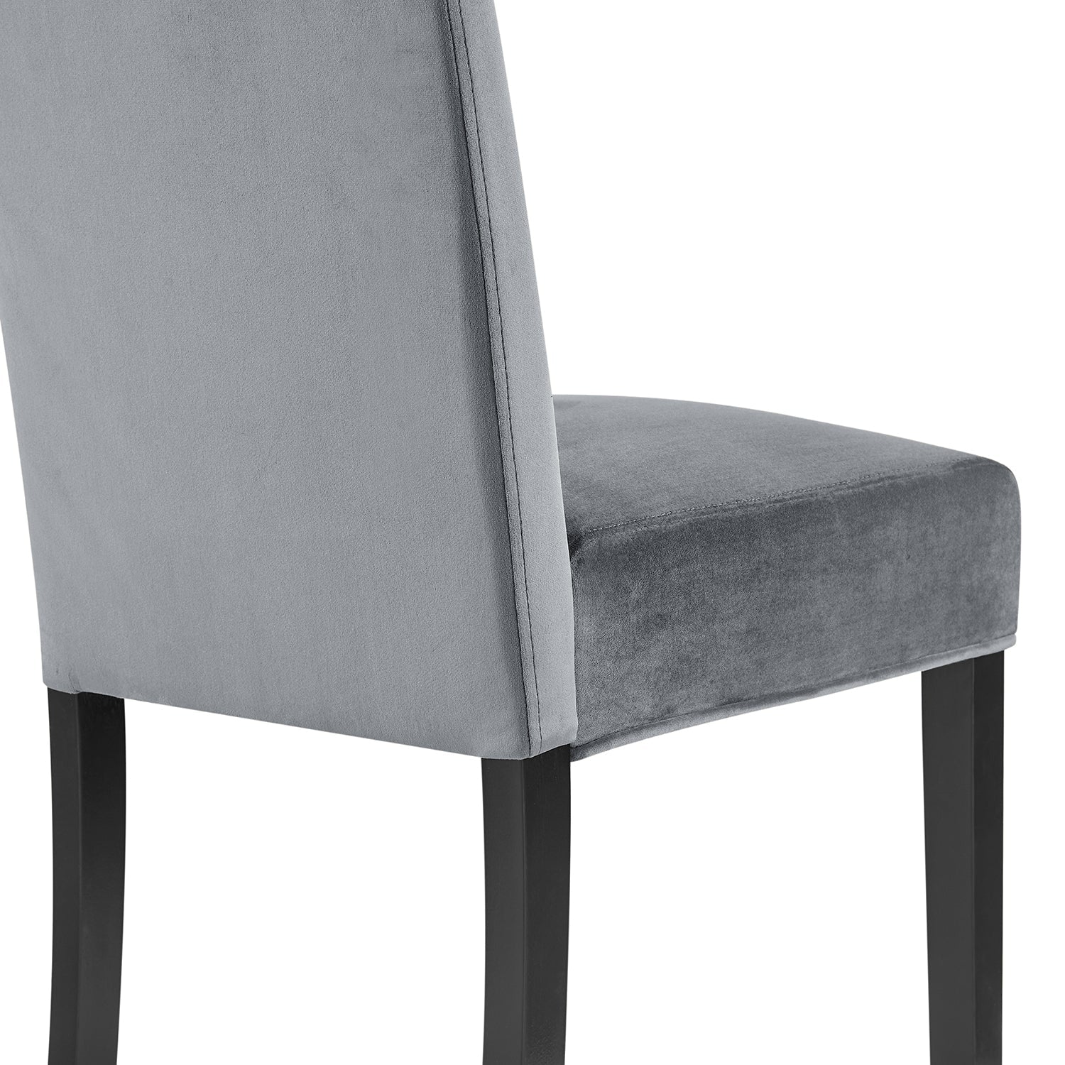 Maidwell Set of 2 Grey Velvet Dining Chairs