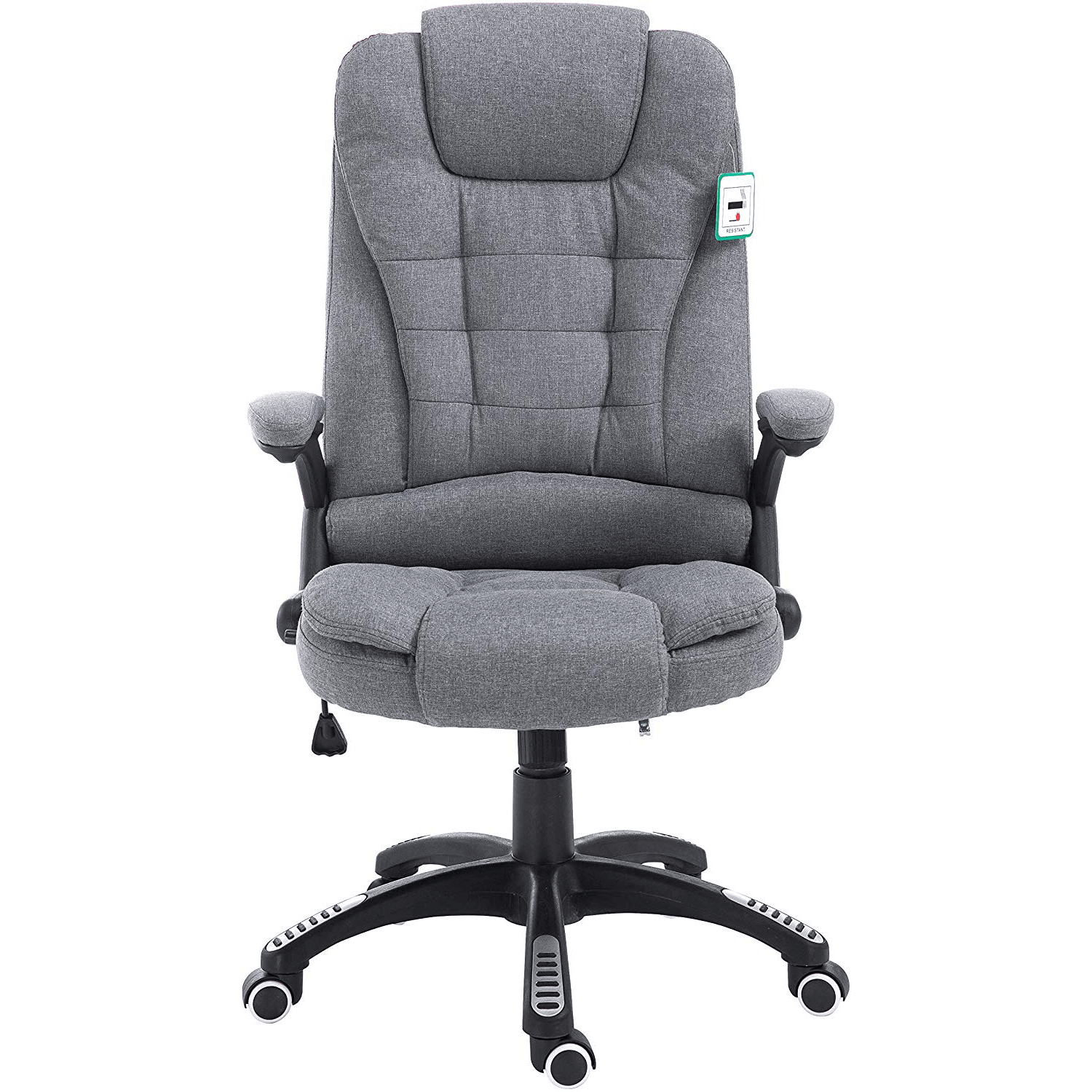 Executive Recline Extra Padded Office Chair Standard, MO17 Grey Fabric