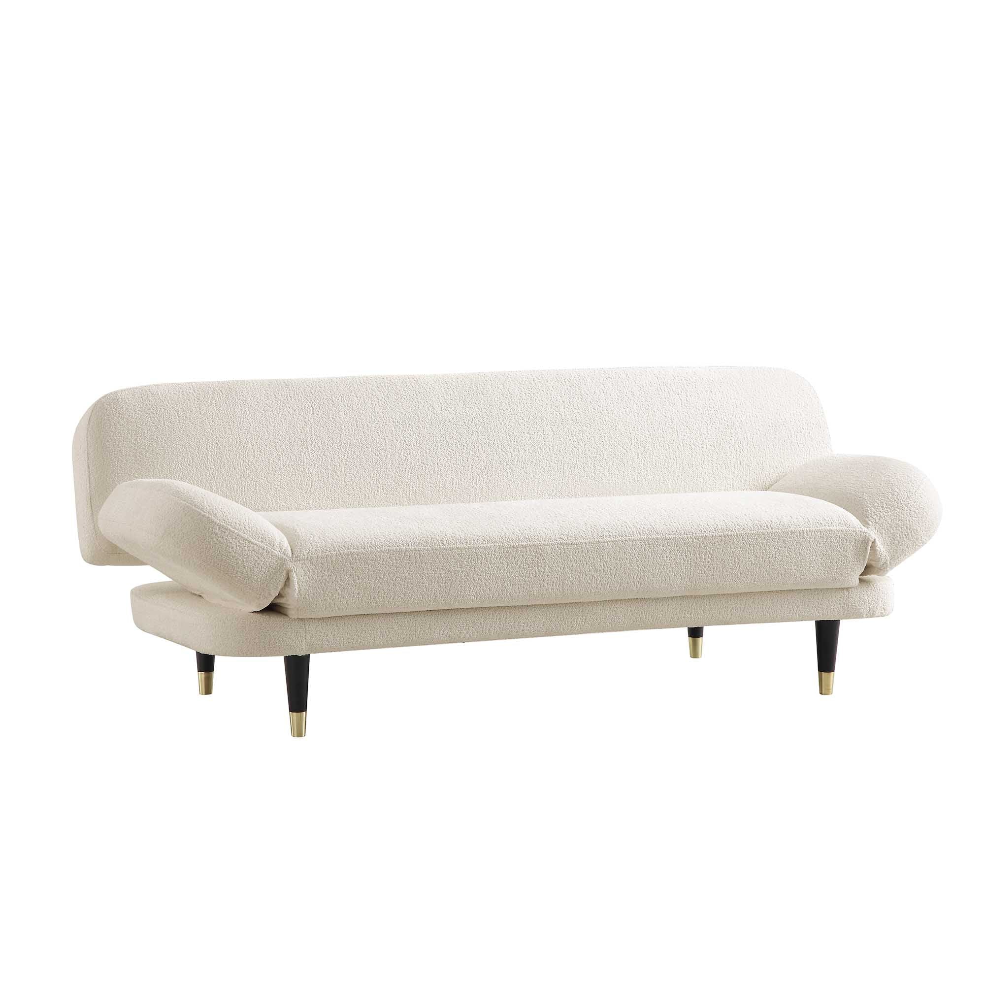 Solna 2-Seater Sofa Bed, Beige Boucle